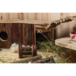 Іграшка Trixie для гризунів Дерев яний ролик з дзвіночком 5 х 7 см