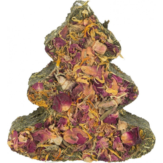 Ласощі Trixie для гризунів Різдв яне дерево з морквою та квітами 90 г арт 92782