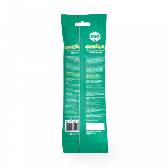 Ласощі Природа Фієста Колосок для гризунів горіховий 100 г / 2 шт