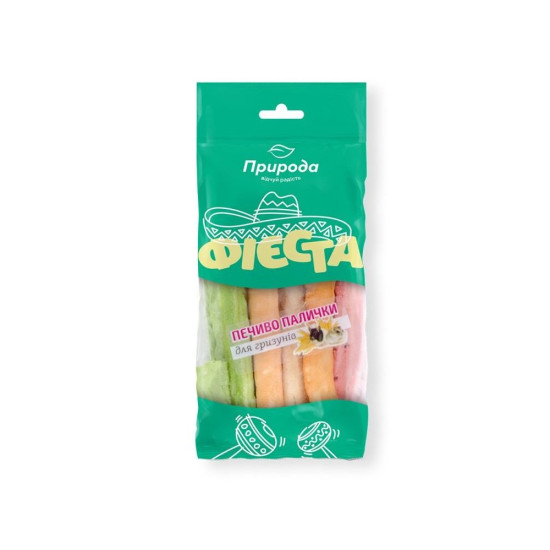 Ласощі Природа Фієста Печиво Палички для гризунів асорті 100 г