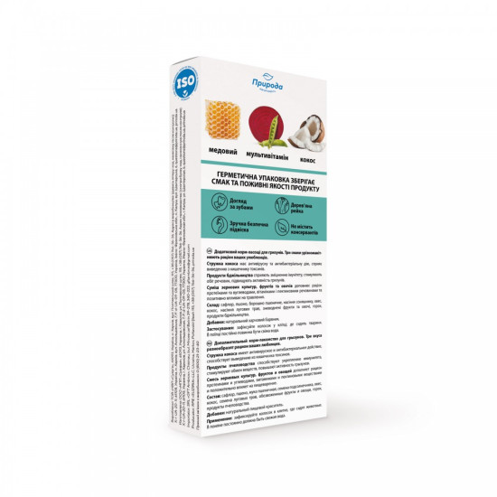 Ласощі Природа Колосок Коктейль для гризунів з мультивітаміном кокосом та медом 90 г