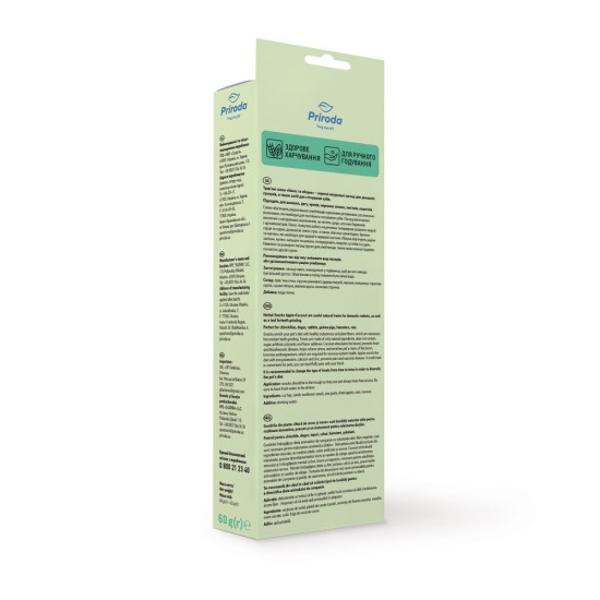 Трав’яні снеки Природа для гризунів кокос та яблуко 60 г