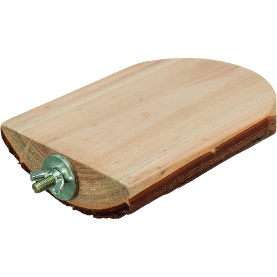 Платформа Trixie для гризунів з гвинтовим кріпленням з деревної кори 10х15 см