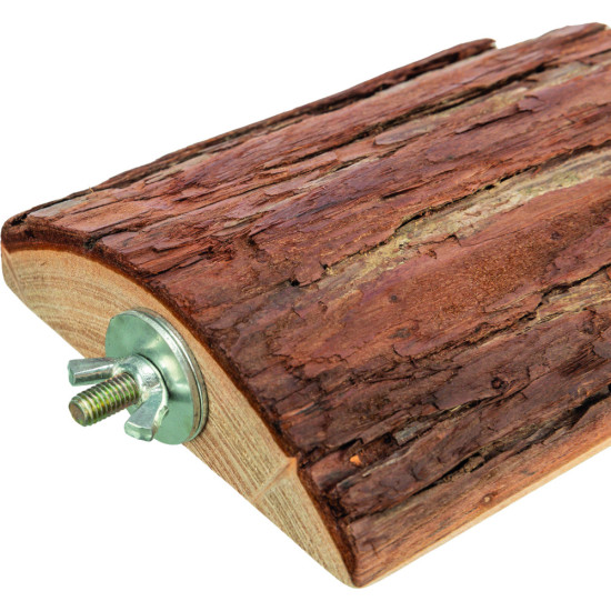 Платформа Trixie для гризунів з гвинтовим кріпленням з деревної кори 10х15 см