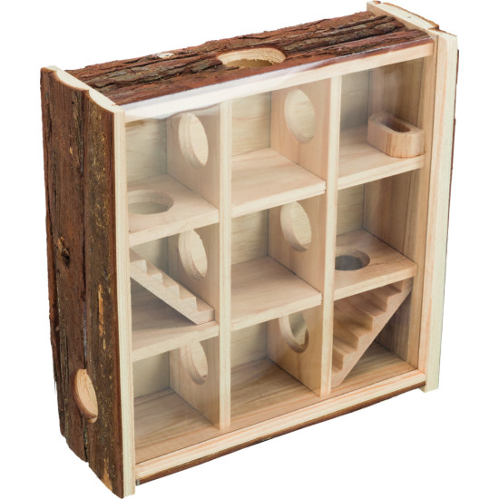 Іграшка Trixie для гризунів Дерев_яна вежа з 9 кімнатами 30 х 30 х 10 см