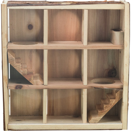 Іграшка Trixie для гризунів Дерев_яна вежа з 9 кімнатами 30 х 30 х 10 см