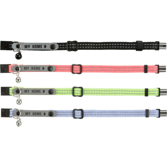 Ошийник Trixie для котів Мій дім світловідбиваючий з адресником