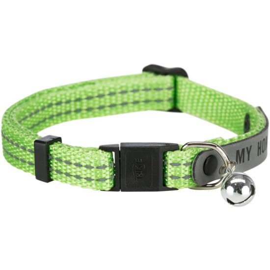 Ошийник Trixie для котів Мій дім світловідбиваючий з адресником