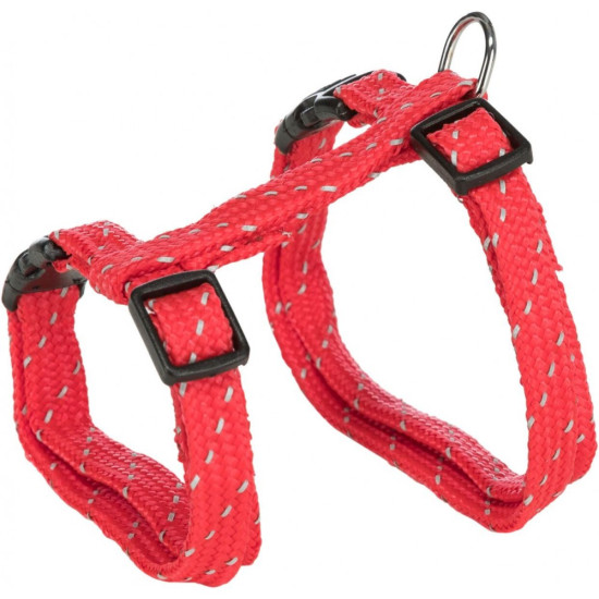 Шлейка з повідцем Trixie для кошенят світловідбиваюча нейлон 27–45 см/10 мм