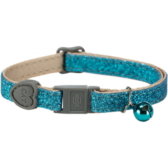Нашийник Trixie для котів Glitter з дзвіночком поліестеровий