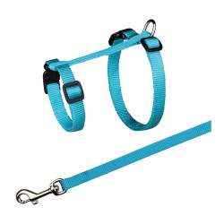 Шлейка з повідцем Trixie для великих котів XXL нейлон 34–57 см/13 мм