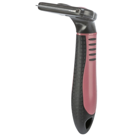 Гребінець-тример Trixie для собак для видалення підшерстя рожевий 7 см/ 15 см