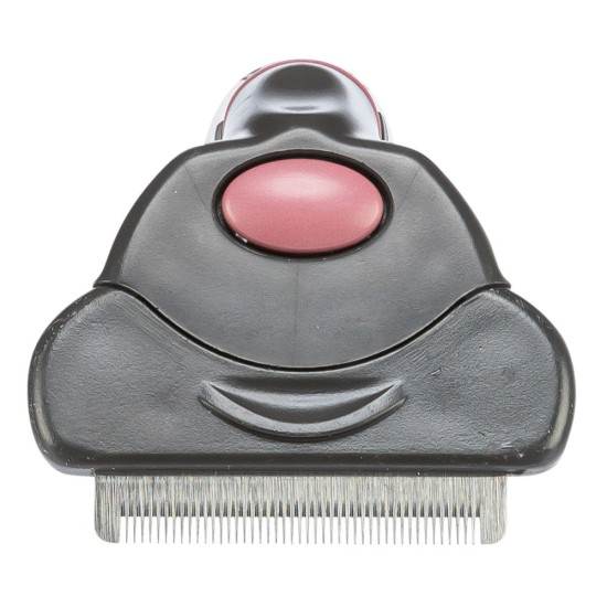 Гребінець-тример Trixie для собак для видалення підшерстя рожевий 7 см/ 15 см