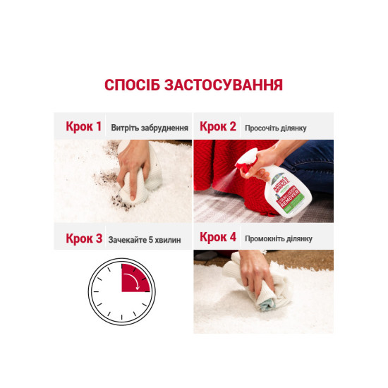 Засіб 8in1 Nature_s Miracle Cat Stain and Odor Remover Spray для усунення плям та запахів від котів 946 мл