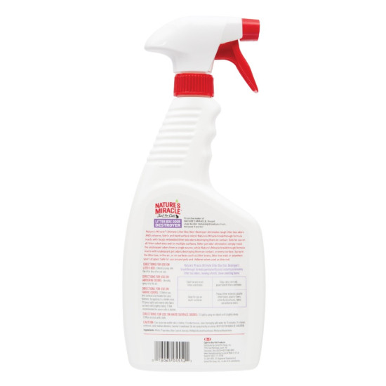 Засіб 8in1 Nature_s Miracle Litter Box Odor Destroyer для усунення запахів котячого туалету 709 мл