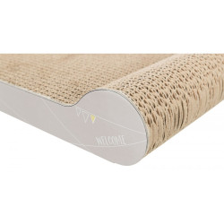 Дряпка Trixie Junior для кошенят з котячою м ятою картон світло-сіра 38х6х18 см