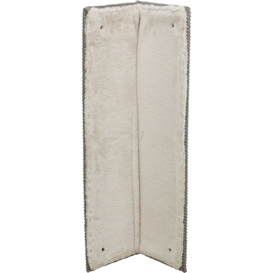 Дряпка Trixie для котів XXL настінна кутова сизаль/плюш сіра 38х75 см