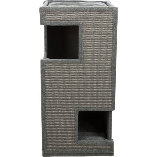 Дряпка-будиночок Trixie Gabriel для котів сизаль сіра 38х38х78 см