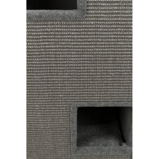 Дряпка-будиночок Trixie Gabriel для котів сизаль сіра 38х38х78 см