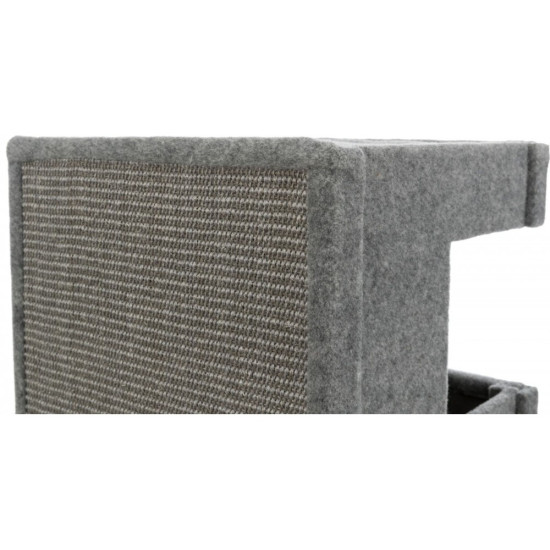 Дряпка-будиночок Trixie Gabriel для котів сизаль сіра 38х38х78 см