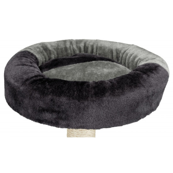 Дряпка Trixie Tarifa для котів сизаль/плюш чорно-сіра 35х35х52 см