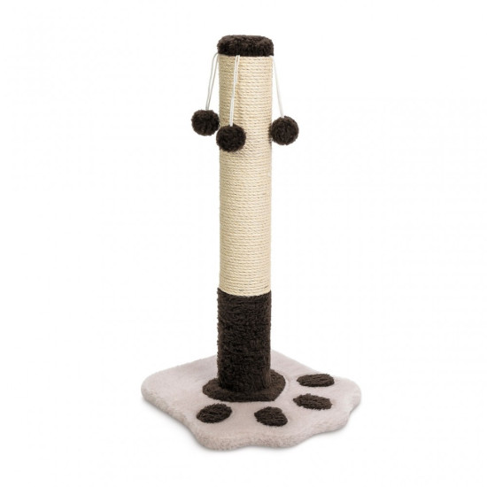 Дряпка Природа Д04 Лапка для котів з чотирма бубонами 37x37x67 см