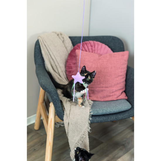 Іграшка Trixie для кошенят Паличка з зіркою 40 см