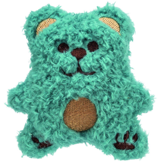 Іграшка Trixie для котів Ведмідь плюшевий з котячою м ятою 8 см блакитний