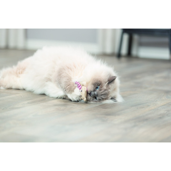 Іграшка Trixie для котів Ведмідь тканина з котячою м ятою 12 см
