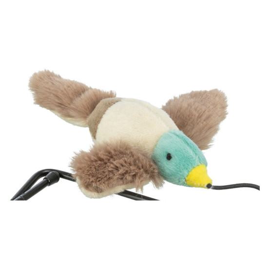 Іграшка Trixie для котів Птах для дверних проходів плюш 13 см