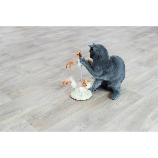 Іграшки Trixie для котів Набір на пружинках люфа сизаль 15 х 30 см