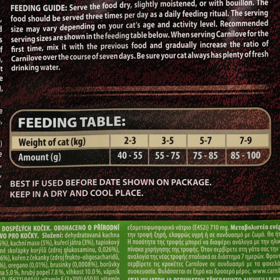 Корм сухий Carnilove Cat Hairball Controll для дорослих котів для виведення шерсті з качкою та фазаном 2 кг