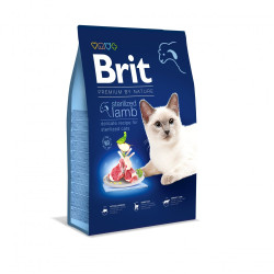 Корм сухий Brit Premium by Nature Cat Sterilized Lamb для стерилізованих котів з ягням 8 кг