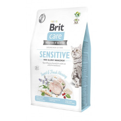 Корм сухий Brit Care Cat Grain Free Insect для дорослих котів з харчовою непереносимістю з комахами та рибою 2 кг