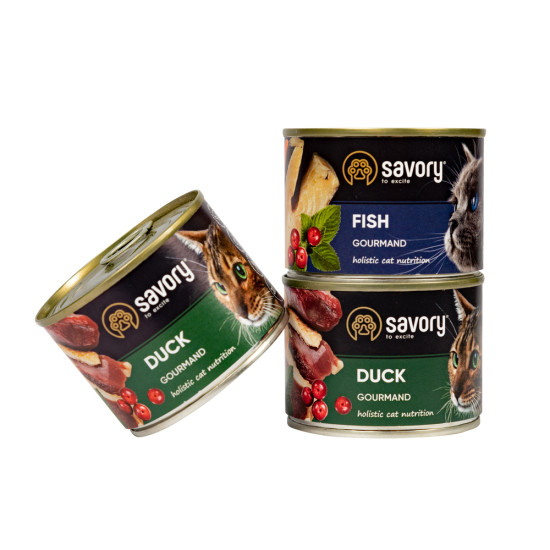 Набор Savory 2кг Утка    + консервы 600г