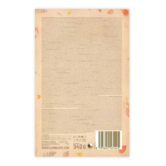 Корм сухий Carnilove True Fresh Cat Fresh Turkey для дорослих котів з індичкою 340 г