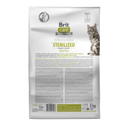 Корм сухий Brit Care Cat Grain Free Sterilized Immunity Support для стерилізованих котів для підтримки імунітету зі свининою