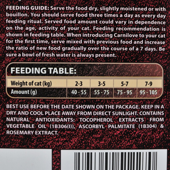 Корм сухий Carnilove Cat Sensitive and Long Hair для дорослих котів з чутливим травленням з лососем 6 кг