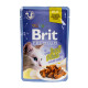 Корм вологий Brit Premium Cat Family Plate Jelly pouches набір паучів для котів сімейна тарілка в желе 12 шт. х 85 г