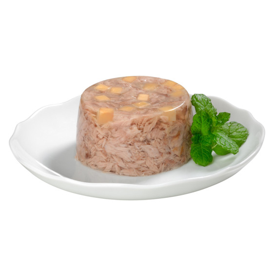 Корм вологий GimCat Shiny Cat для котів з тунцем та сиром 70 г