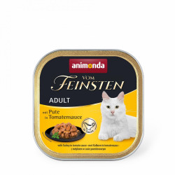 Корм вологий Vom Feinsten Adult with Turkey in Tomato sauce для котів з індичкою в томатному соусі 100 г