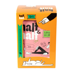 Набір паучів HalfHalf д/кошенят індичка/желе 5+1