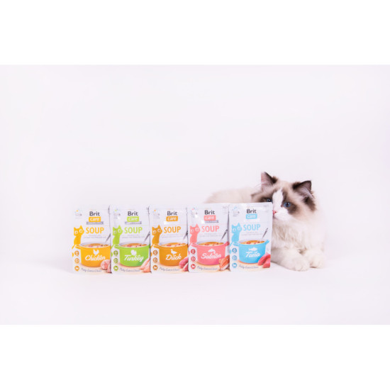Корм вологий Brit Care Soup Chicken д/котів суп з куркою 75 г