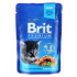 Корм вологий Brit Premium Cat Kitten Chicken Chunks pouch для кошенят з куркою 100 г