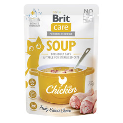 НАБІР Корм вологий Brit Care Soup Chicken д/котів суп з куркою 75 г 15 шт