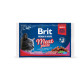 Корм вологий Brit Premium Cat Meat Plate pouches набір для котів м_ясна тарілка курка та індичка з тушкованою яловичиною та