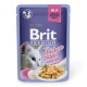 Корм вологий Brit Premium Cat Chicken Fillets Jelly pouch для котів філе курки в желе 85 г