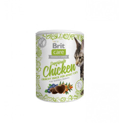 Ласощі Brit Care Superfruits Chicken д/котів з куркою обліпихою та чорницею 100 г