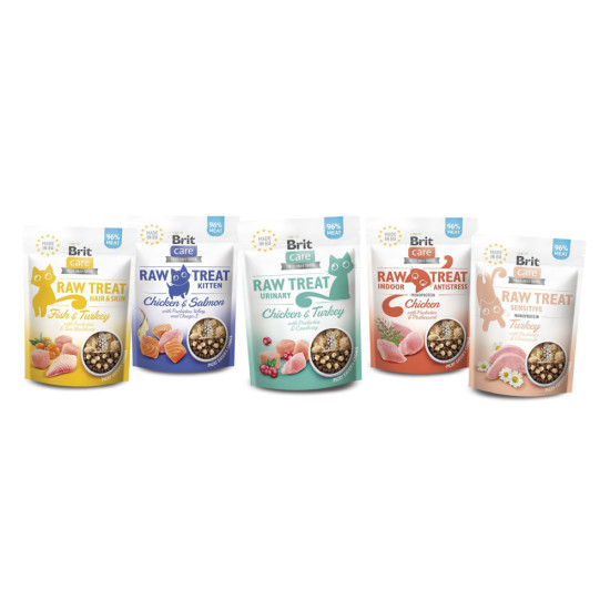 Ласощі Brit Raw Treat Freeze-dried Kitten д/кошенят курка і лосось 40 г