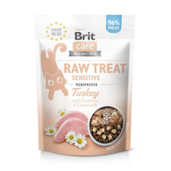 Ласощі Brit Raw Treat Freeze-dried Sensitive д/котів з чутливим травленням індичка 40 г